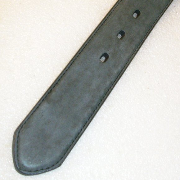 NOCONA Belt Co. Men's Genuine Leather Belt NWT Sz 42 Black Dark Gray Sueded Feel - Picture 11 of 11